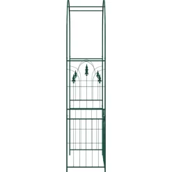 vidaXL Jardín-Arco de jardín con cerradura 102 x 50 x 218 cm