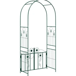 vidaXL Jardín-Arco de jardín con cerradura 102 x 50 x 218 cm