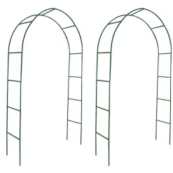 vidaXL Arcos de jardín 2 unidades para plantas trepadoras Hot