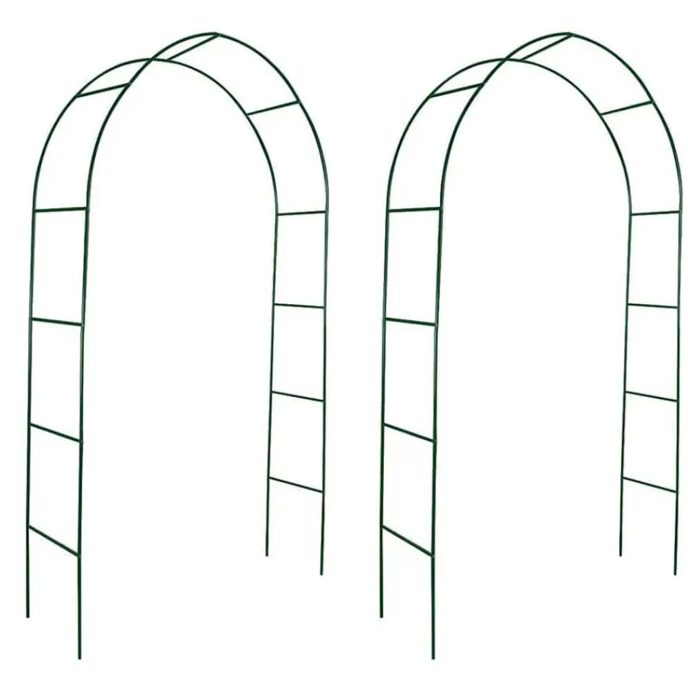 vidaXL Arcos de jardín 2 unidades para plantas trepadoras Hot