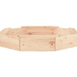 vidaXL Estructuras Para Juegos Al Aire Libre-Arenero con asientos octógono madera maciza de pino