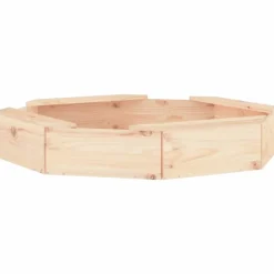 vidaXL Estructuras Para Juegos Al Aire Libre-Arenero con asientos octógono madera maciza de pino
