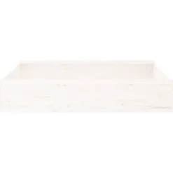 vidaXL Arenero con asientos cuadrado madera maciza de Pino blanco Online