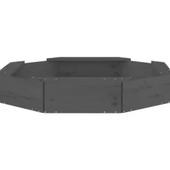 vidaXL Estructuras Para Juegos Al Aire Libre-Arenero con asientos octógono madera maciza de