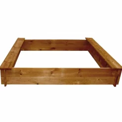 vidaXL Arenero de jardín para niños cuadrado de madera Discount