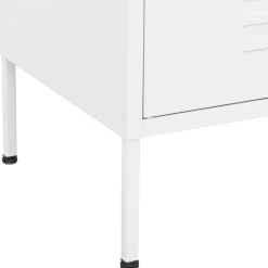 vidaXL Armario almacenamiento acero 80x35x101,5 cm Blanco Hot