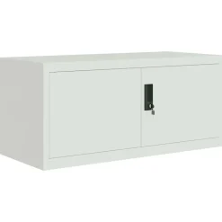 vidaXL Armarios Y Almacenamiento-Armario archivador de acero 90x40x110 cm