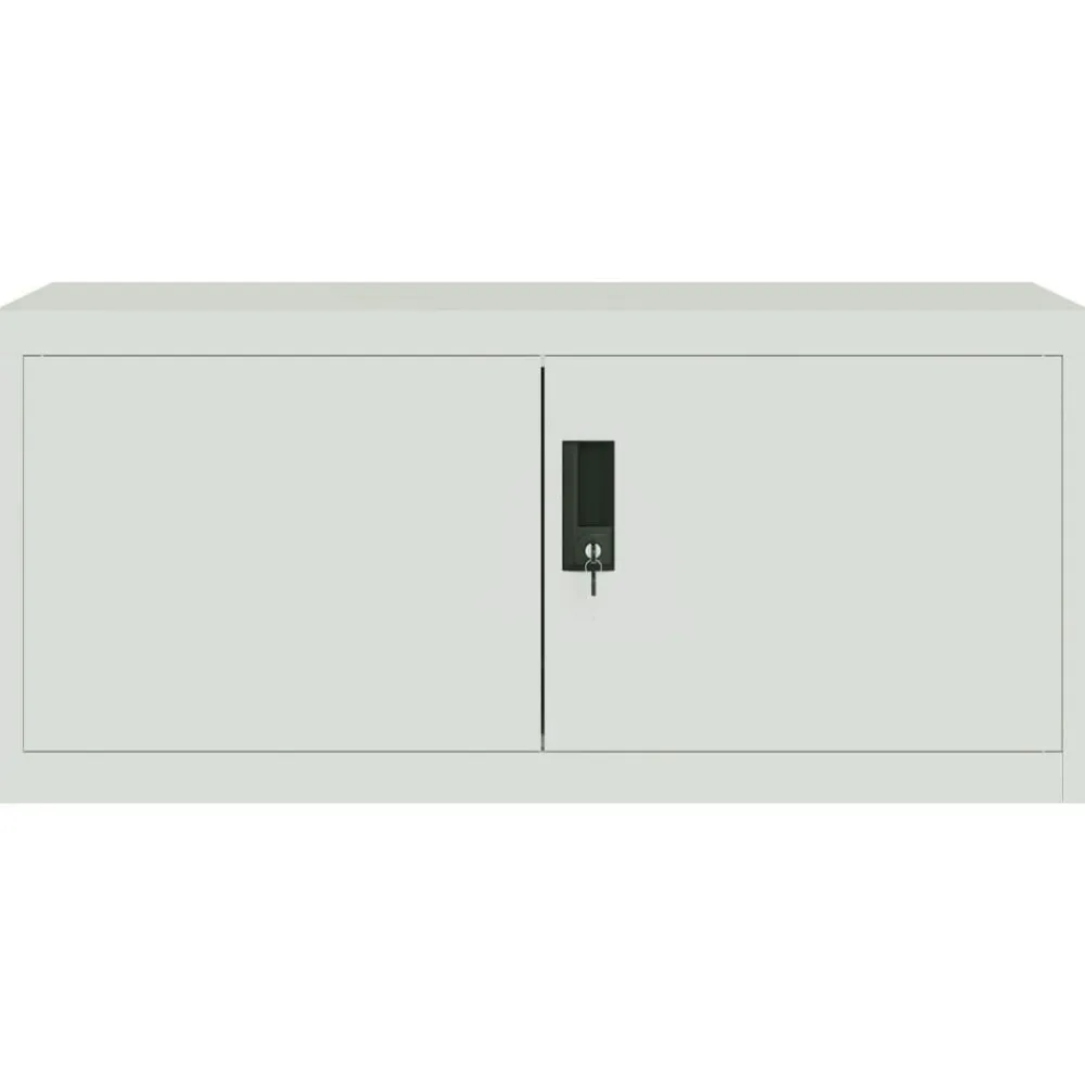 vidaXL Armarios Y Almacenamiento-Armario archivador de acero 90x40x110 cm