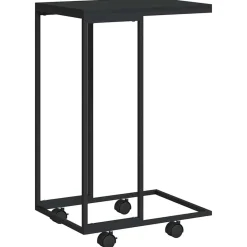 vidaXL Mesas-Armario auxiliar con ruedas contrachapado 40x30x63,5 cm