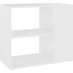 vidaXL Armario auxiliar de madera contrachapada 60x30x50 cm Blanco Outlet