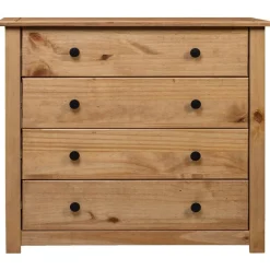vidaXL Armario auxiliar de madera de pino estilo Panamá 80x40x73 cm Marr&oacute;n Hot