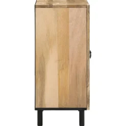 vidaXL Armario auxiliar madera maciza de mango 60x33x75 cm Clearance