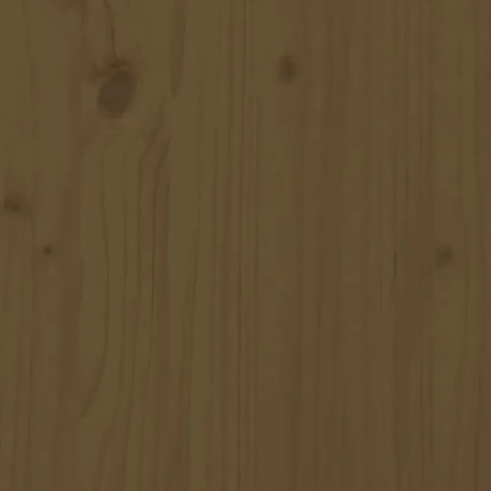 vidaXL Armarios Y Almacenamiento-Armario auxiliar madera maciza de pino marrón miel 100x40x72 cm