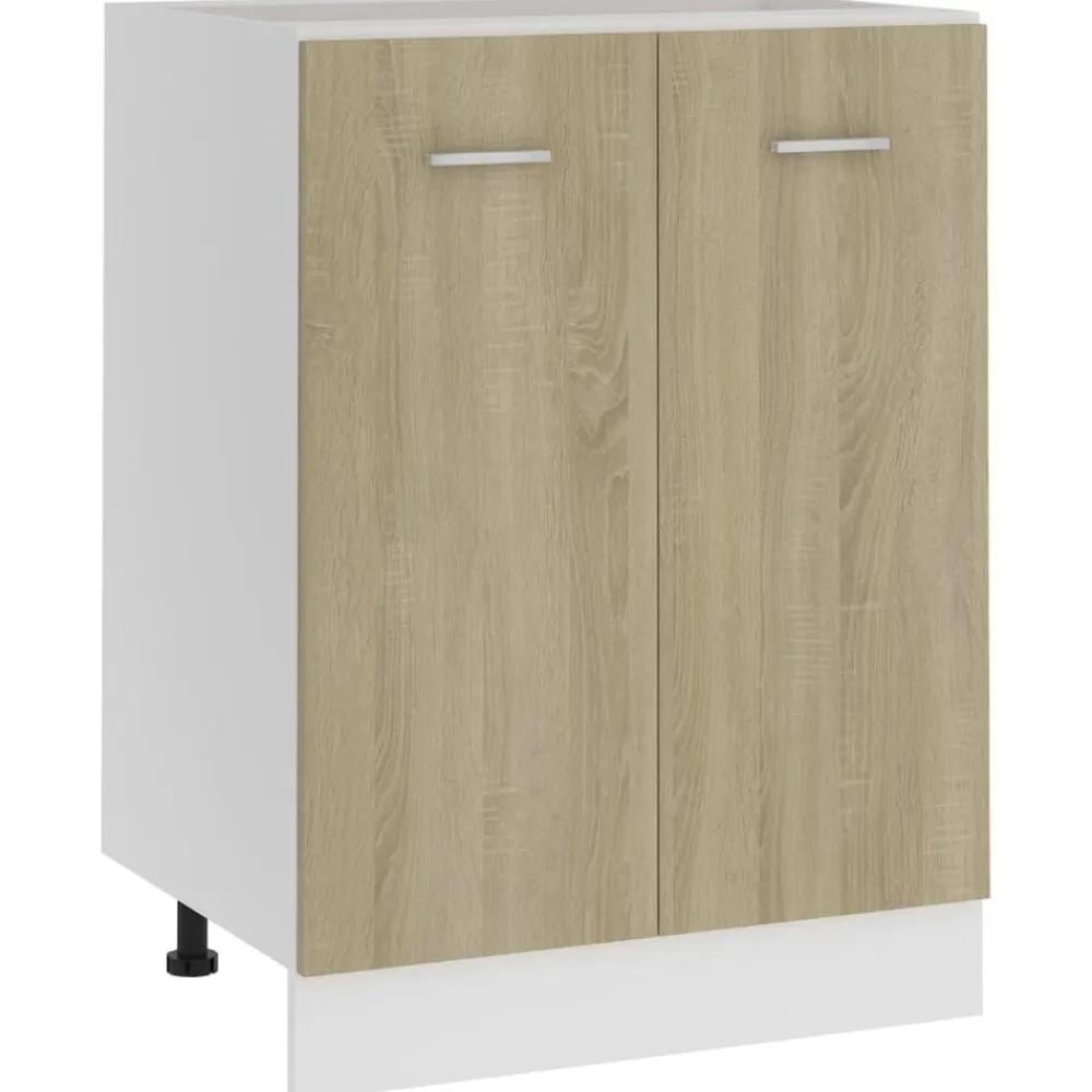 vidaXL Armario bajo "Lyon" 60x46x81,5 cm Madera de ingeniería Roble Sonoma Online