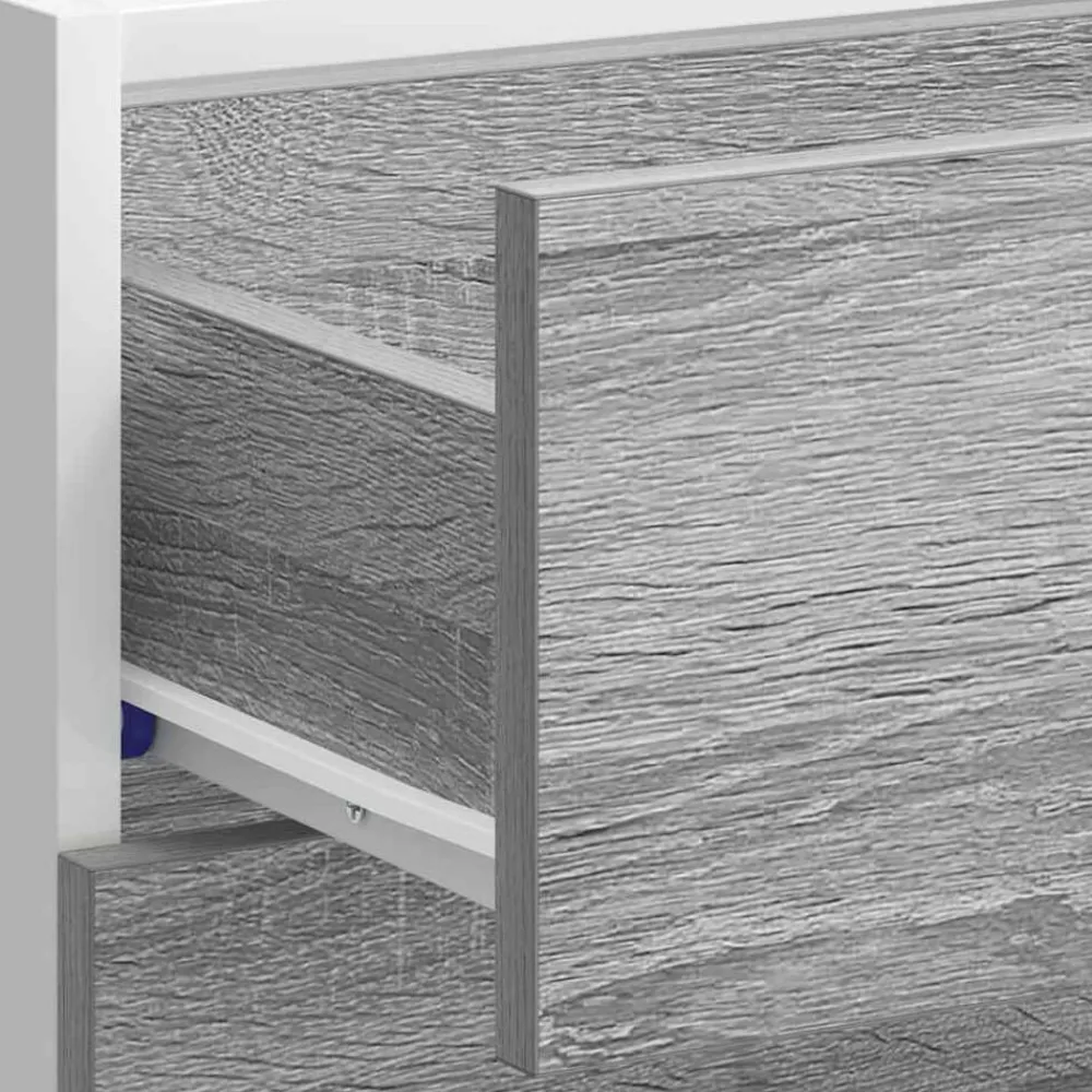 vidaXL Armario bajo "Lyon" 40x46x81,5 cm Madera de ingeniería Gris sonoma Hot