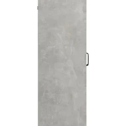vidaXL Armario colgante de pared gris hormigón 69,5x34x90 cm Gris hormig&oacute;n Discount