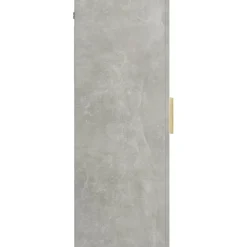 vidaXL Armarios Y Almacenamiento-Armario colgante de pared gris hormigón 69,5x34x90 cm