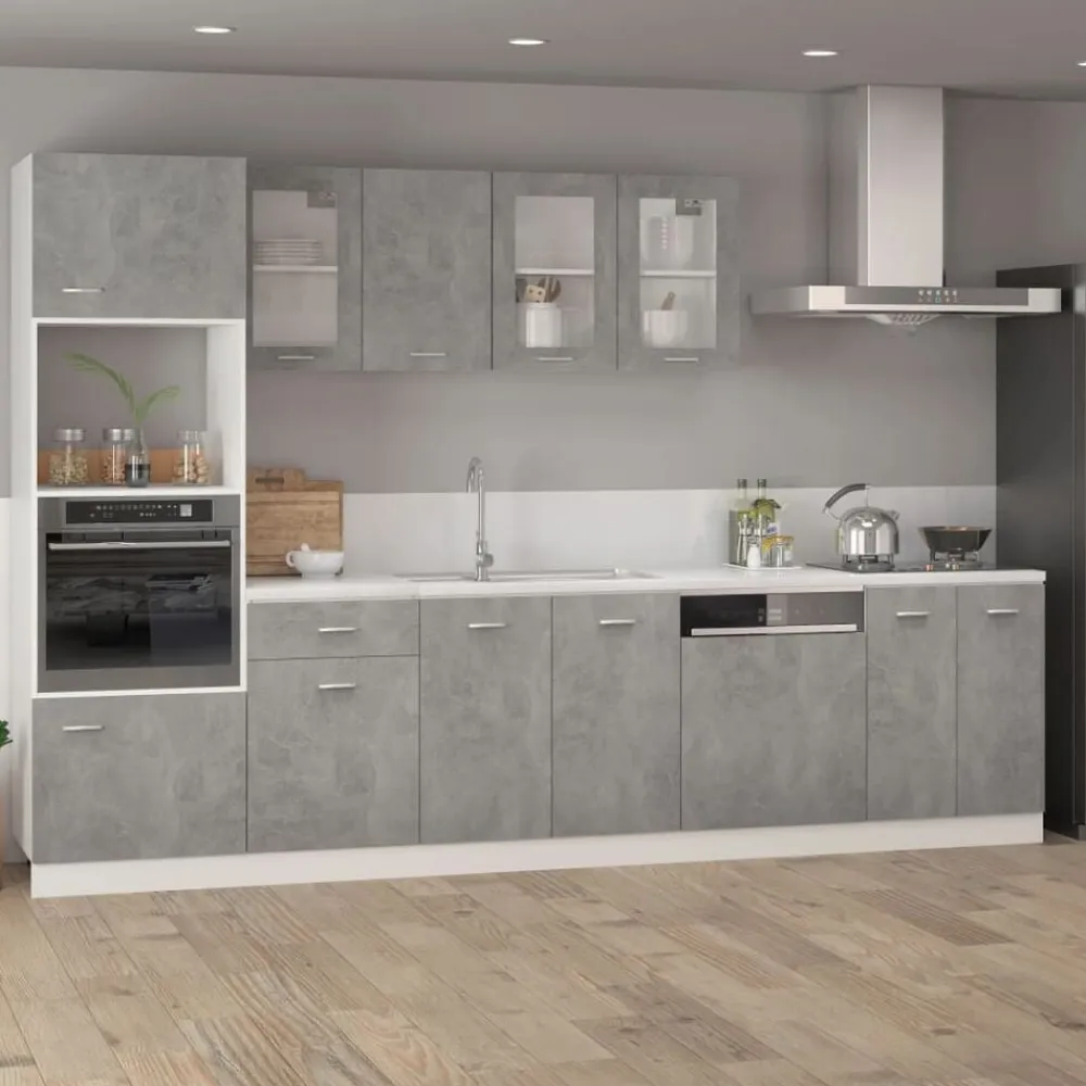 vidaXL Armario colgante "Lyon" gris hormigón 39,5x31x60 cm madera de ingeniería Gris hormigón Online