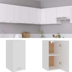 vidaXL Armario colgante "Lyon" de, , 29,5 x 31 x 60 cm, madera de ingeniería Blanco Sale