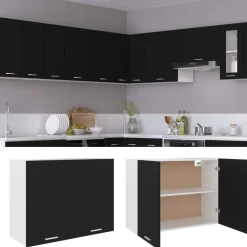 vidaXL Armarios Y Almacenamiento-Armario colgante "Lyon" de, , 80 x 31 x 60 cm, madera de ingeniería