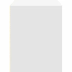 vidaXL Armario con 2 cajones 60x31x40 cm madera de ingeniería Blanco Discount