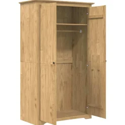 vidaXL Armarios Y Almacenamiento-Armario con almacenamiento BODO Marrón miel 53,5 x 99 x 173 cm