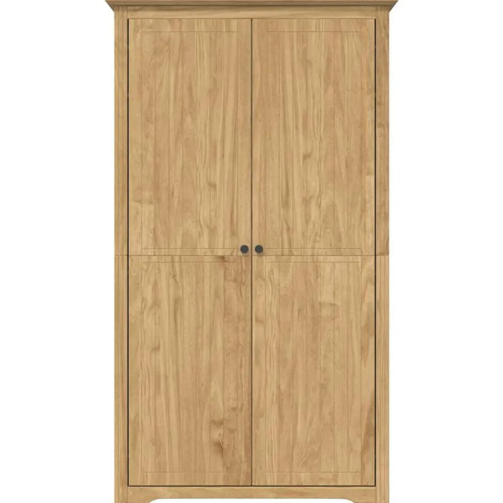 vidaXL Armarios Y Almacenamiento-Armario con almacenamiento BODO Marrón miel 53,5 x 99 x 173 cm