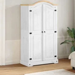 vidaXL Armarios Y Almacenamiento-Armario Corona madera maciza de pino 102x52x186 cm