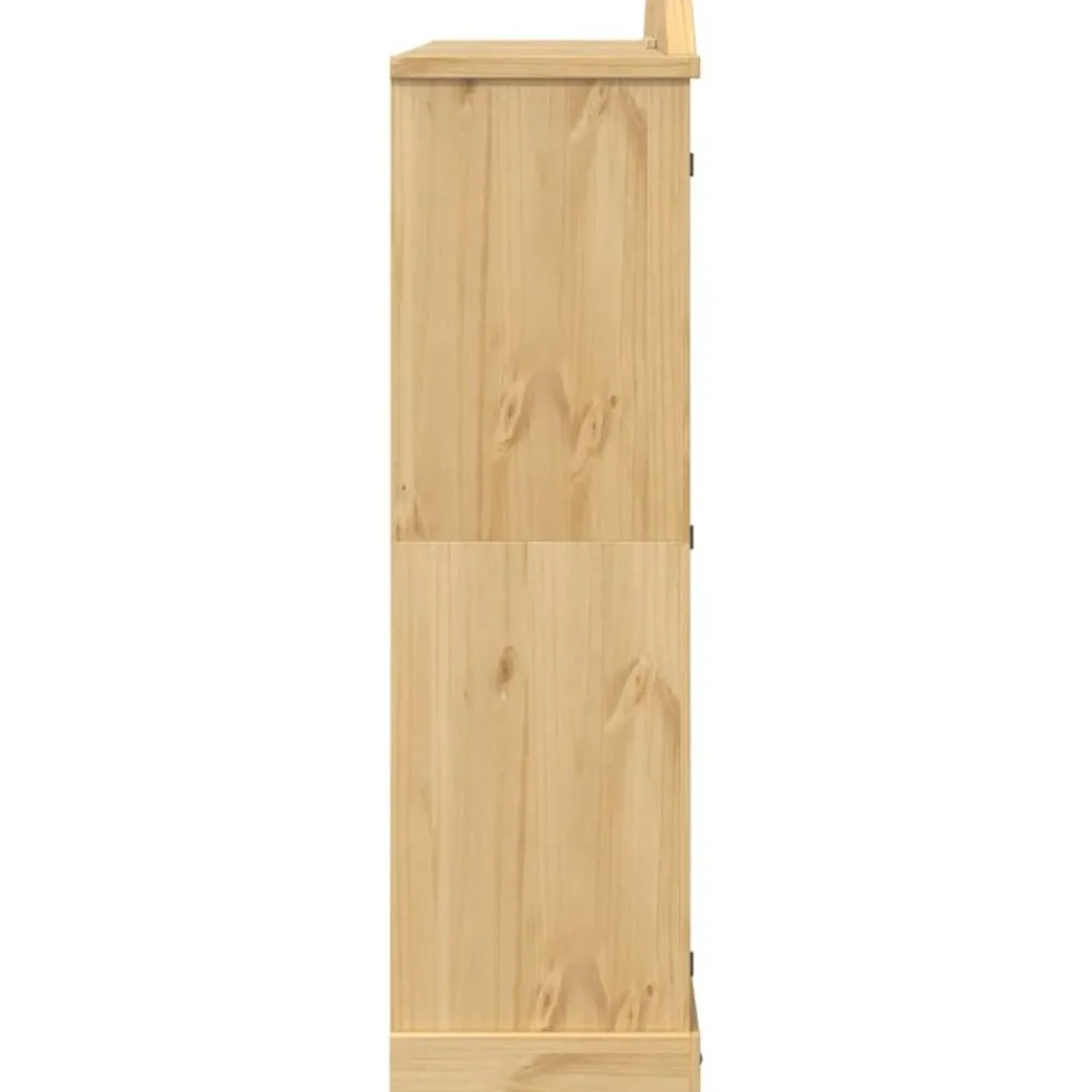 vidaXL Armarios Y Almacenamiento-Armario Corona madera maciza de pino 194x52x186 cm