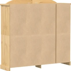 vidaXL Armarios Y Almacenamiento-Armario Corona madera maciza de pino 194x52x186 cm
