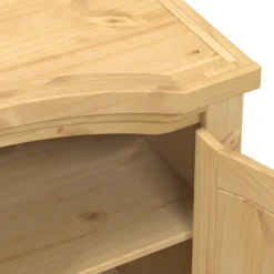vidaXL Armarios Y Almacenamiento-Armario Corona madera maciza de pino 194x52x186 cm