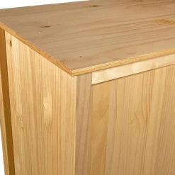 vidaXL Armarios Y Almacenamiento-Armario de 2 puertas Hill madera maciza pino 89x50x170cm