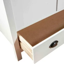vidaXL Armarios Y Almacenamiento-Armario de 2 puertas Hill madera maciza pino 89x50x170cm