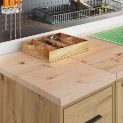 vidaXL Armario de almacenamiento para garaje Artisan Oak 30x51x85 cm artisian oak Best