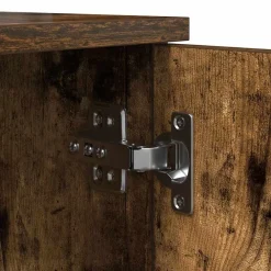 vidaXL Armario de almacenamiento 2 pcs 127 x 41 x 40 cm Roble ahumado Outlet