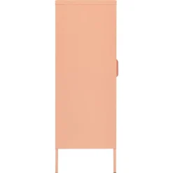 vidaXL Armario de almacenamiento acero 80x35x101,5 cm Rosa Online