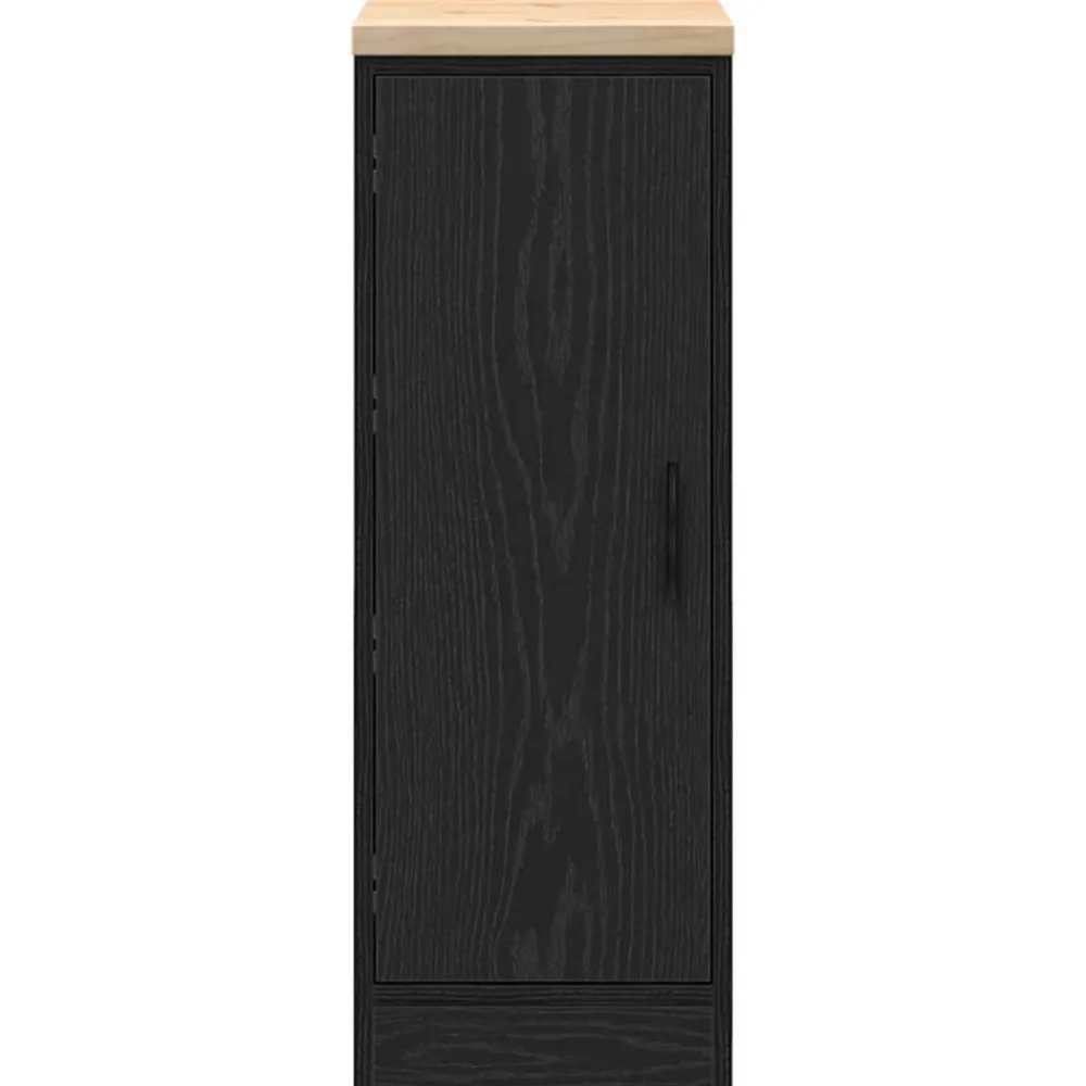 vidaXL Armario de almacenamiento para garaje 30x51x85 cm Negro Discount