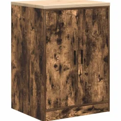 vidaXL Armario de almacenamiento para garaje 60x51x85 cm Roble ahumado Online