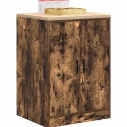 vidaXL Armario de almacenamiento para garaje 60x51x85 cm Roble ahumado Online