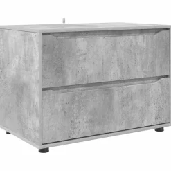 vidaXL Armario de almacenamiento Gris Concreto 80 x 48 x 57 cm Gris hormigón Sale