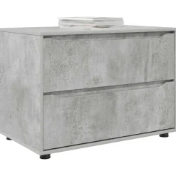 vidaXL Armario de almacenamiento Gris Concreto 80 x 48 x 57 cm Gris hormigón Sale