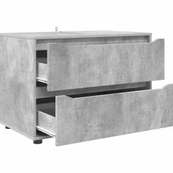 vidaXL Armario de almacenamiento Gris Concreto 80 x 48 x 57 cm Gris hormigón Sale
