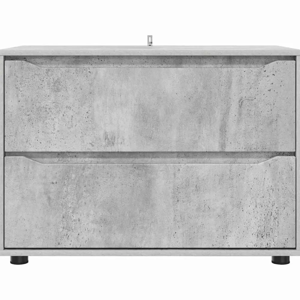 vidaXL Armario de almacenamiento Gris Concreto 80 x 48 x 57 cm Gris hormigón Sale