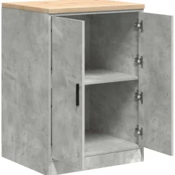 vidaXL Almacenamiento Industrial-Armario de almacenamiento para garaje Roble Sonoma 60x51x85 cm