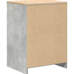 vidaXL Almacenamiento Industrial-Armario de almacenamiento para garaje Roble Sonoma 60x51x85 cm