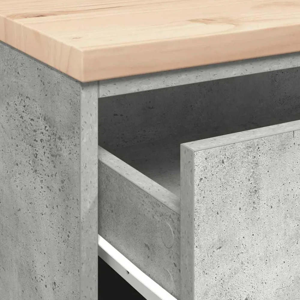 vidaXL Armario de almacenamiento para garaje Roble Sonoma 60x51x85 cm Gris hormigón Discount