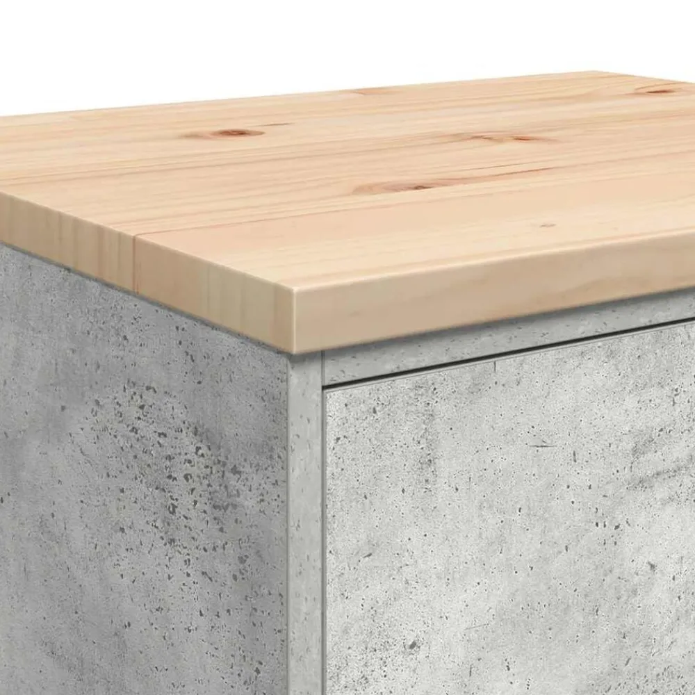 vidaXL Armario de almacenamiento para garaje Roble Sonoma 60x51x85 cm Gris hormigón Discount