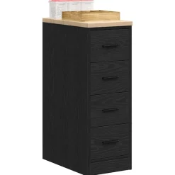 vidaXL Armario de almacenamiento para garaje 30x51x85 cm Negro Online