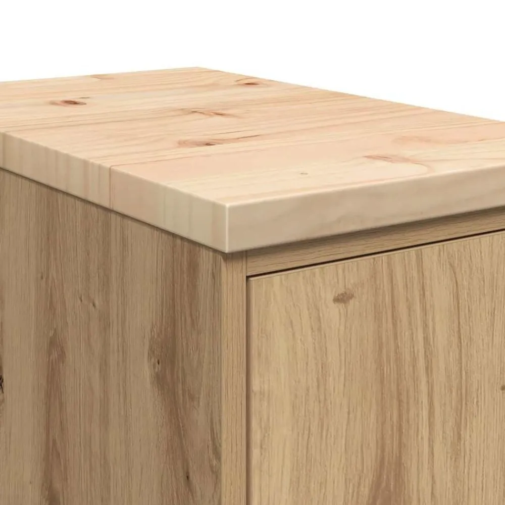 vidaXL Armario de almacenamiento para garaje Artisan Oak 30x51x85 cm artisian oak Clearance