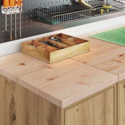 vidaXL Armario de almacenamiento para garaje Artisan Oak 30x51x85 cm artisian oak Clearance